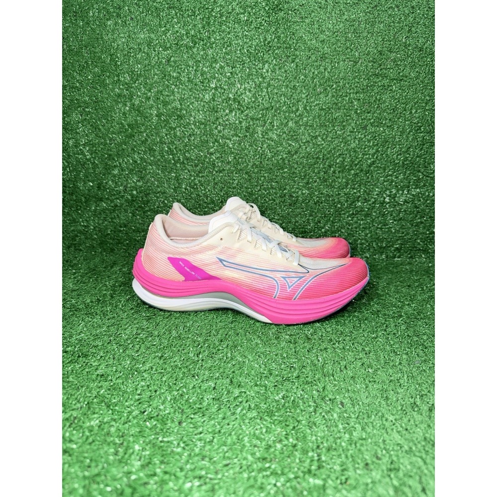 Mizuno Wave Rebellion Pro Women Size 9.5 Pink Running Shoes Athletic Sneakers